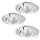 Eglo 78708 - CONJUNTO 3x Focos de encastrar LED TEDO 1xGU10/5W/230V