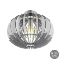 Eglo 79137 - Luz de teto OLMERO 1xE27/60W/230V