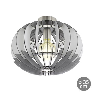 Eglo 79137 - Luz de teto OLMERO 1xE27/60W/230V
