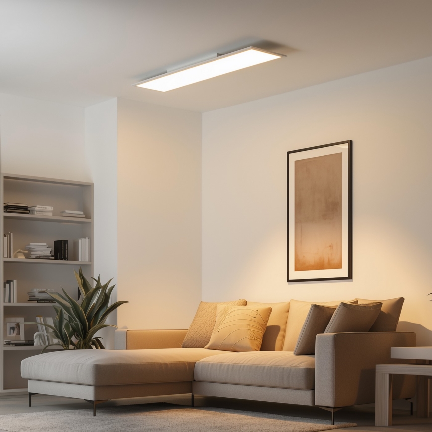 Eglo 79328 - Iluminação de teto LED SALOBRENA-RW LED/34W/230V 2700/4000K 120x30 cm branco
