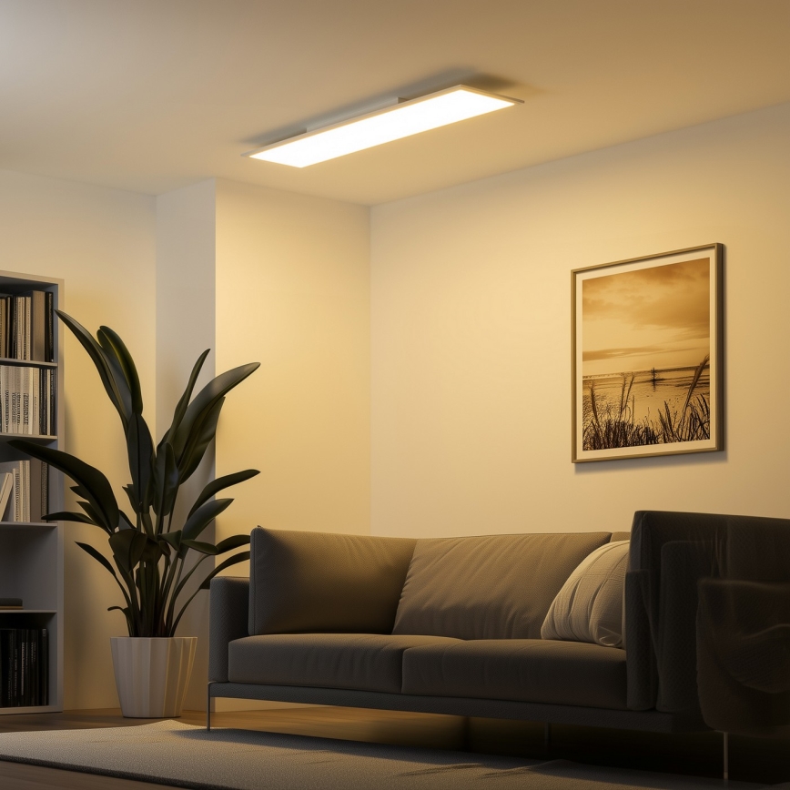 Eglo 79328 - Iluminação de teto LED SALOBRENA-RW LED/34W/230V 2700/4000K 120x30 cm branco