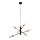 Eglo 79453 - Candeeiro suspenso SAN ROBERTO 6xE27/60W/230V preto/dourado