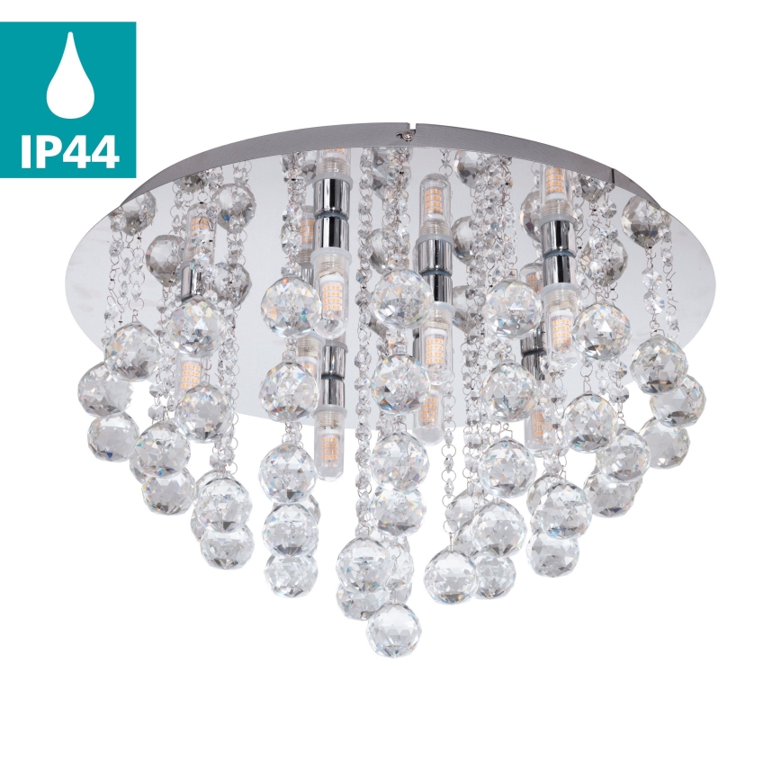 Eglo 79516 - Iluminação de teto para casa de banho LED MONTEPRANDONE 8xG9/3W/230V IP44 cromado brilhante