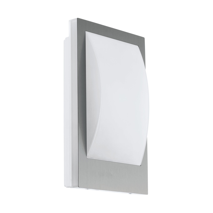 Eglo 79591 - Iluminação de parede exterior FLAMMIGNANO 1xE27/9W/230V IP44 cromado mate