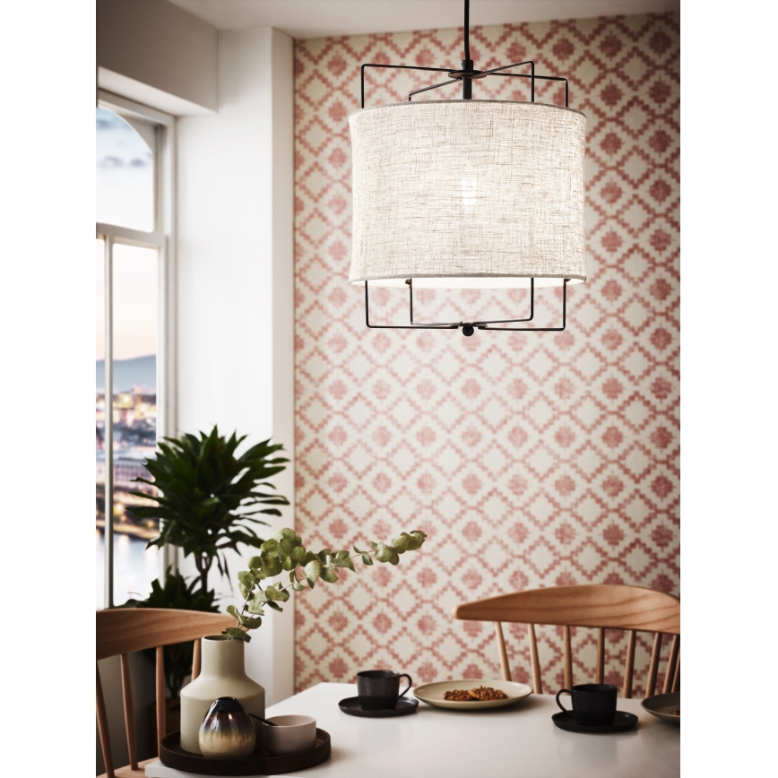 Eglo 79644 - Candeeiro suspenso BRIDEKIRK 1xE27/40W/230V
