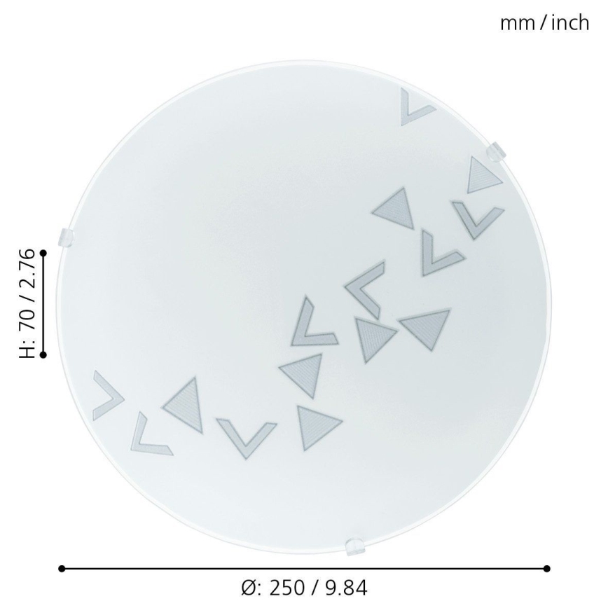 Eglo - Luz de teto 1xE27/60W/230V