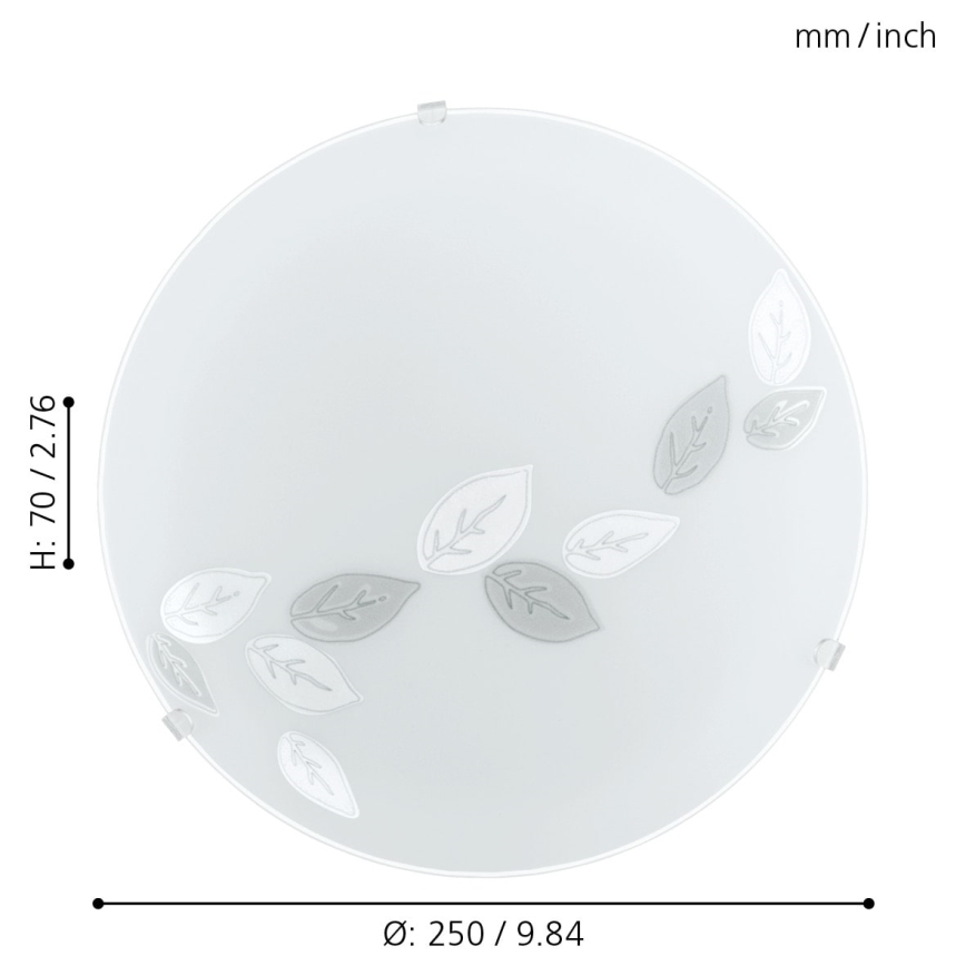 Eglo - Luz de teto 1xE27/25W/230V