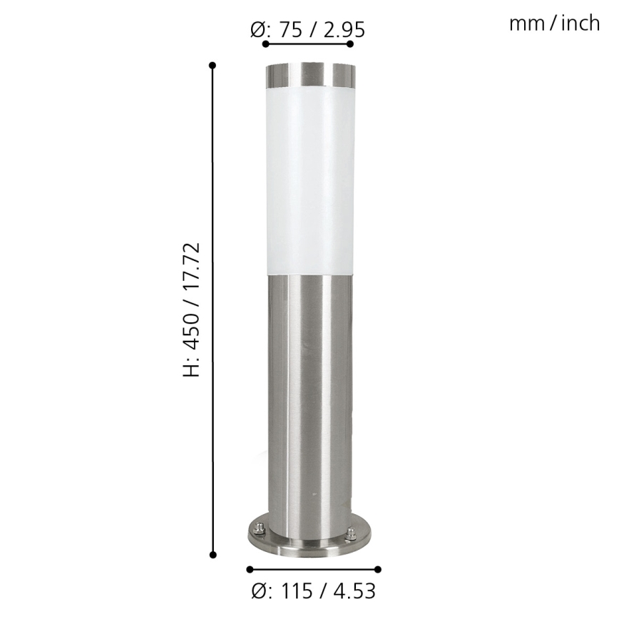 EGLO - Candeeiro exterior 1xE27/15W/230V IP65