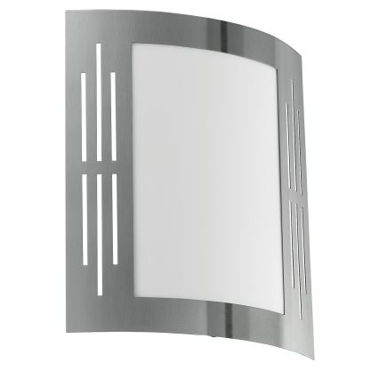 EGLO - Luz de parede de exterior 1xE27/15W/230V IP44