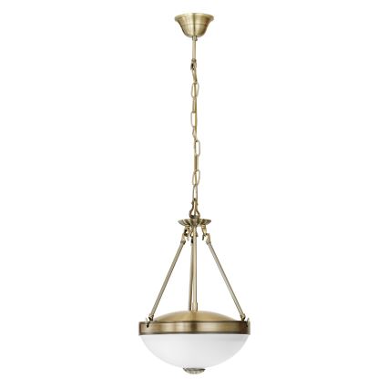 EGLO - Candeeiro suspenso 2xE27/60W/230V bronze