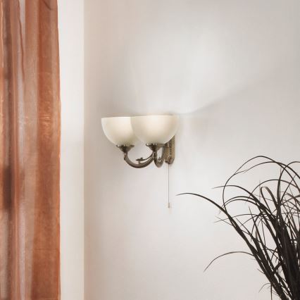 EGLO - Luz de parede 2xE14/40W/230V