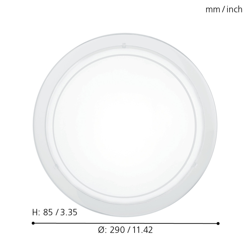 Eglo - Luz de teto 1 1xE27/60W/230V