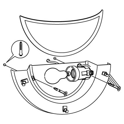 Eglo - Applique de parede 1xE27/60W/230V