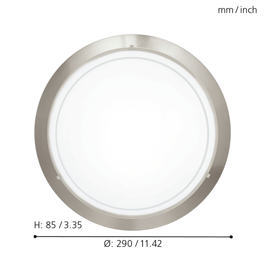 EGLO - Luz de teto 1xE27/60W