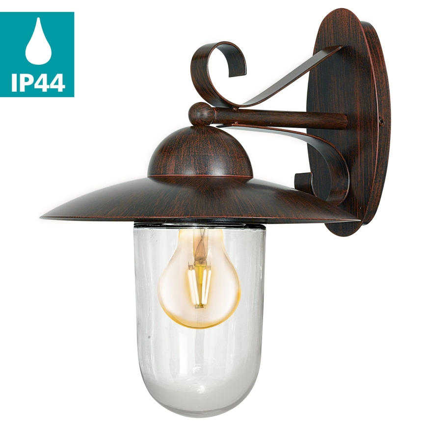 EGLO - Luz de parede de exterior 1xE27/60W IP44