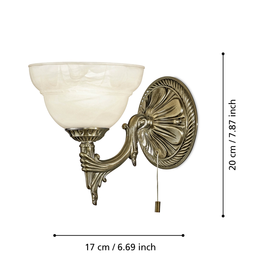 EGLO - Luz de parede 1xE14/40W/230V