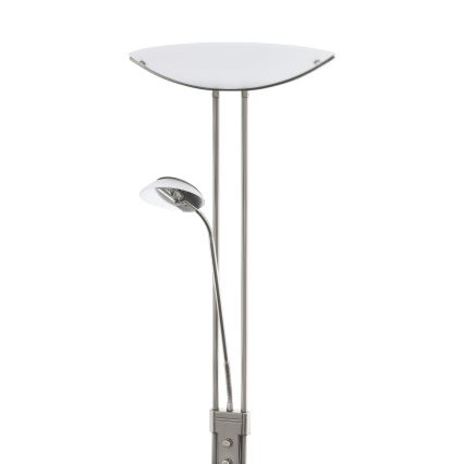 EGLO - Candeeiro de chão com regulação BAYA 1xR7s/230W+1xG9/33W cromado mate