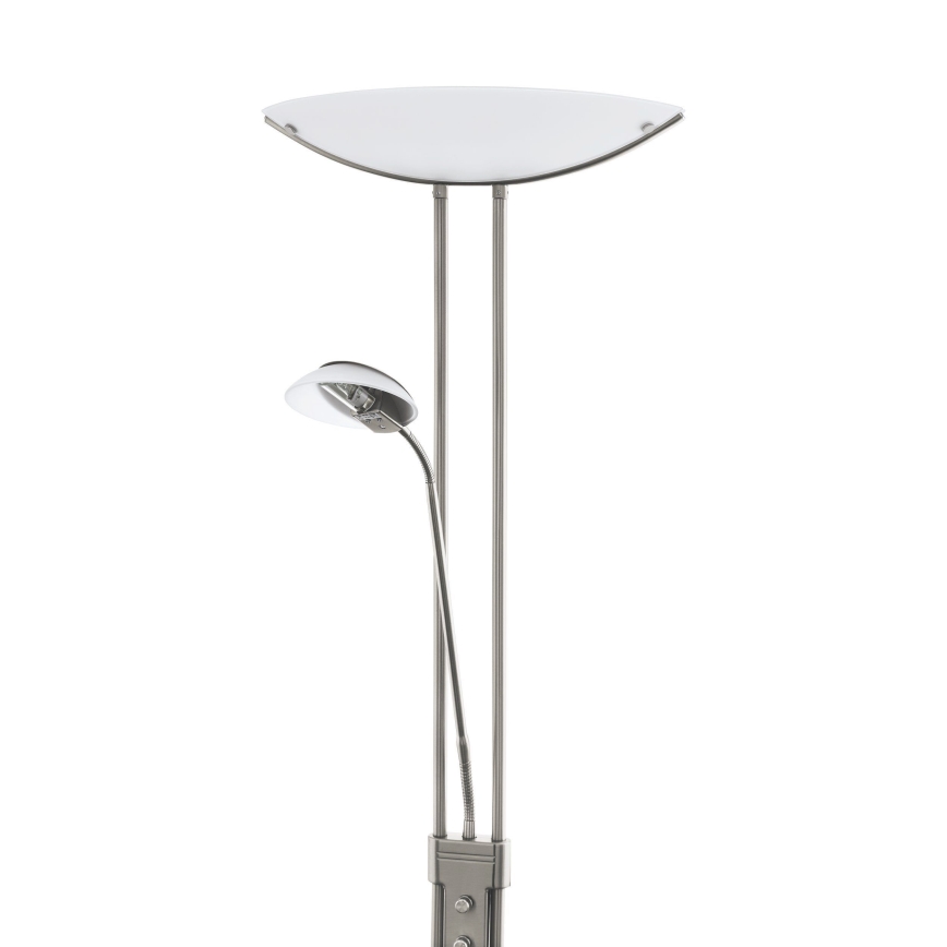 EGLO - Candeeiro de chão com regulação BAYA 1xR7s/230W+1xG9/33W cromado mate