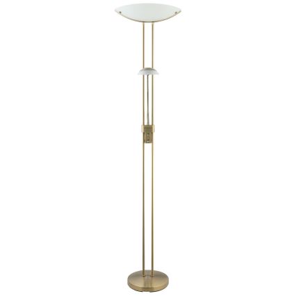 EGLO - Candeeiro de chão com regulação BAYA 1xR7s/230W + 1xG9/33W bronze
