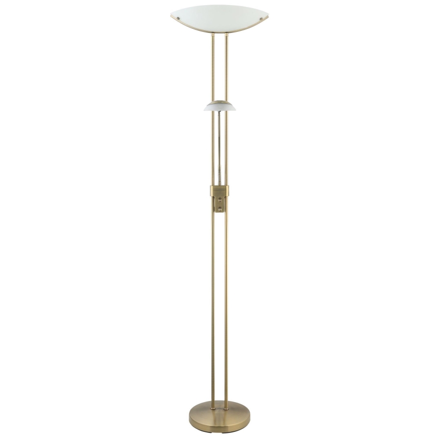 EGLO - Candeeiro de chão com regulação BAYA 1xR7s/230W + 1xG9/33W bronze