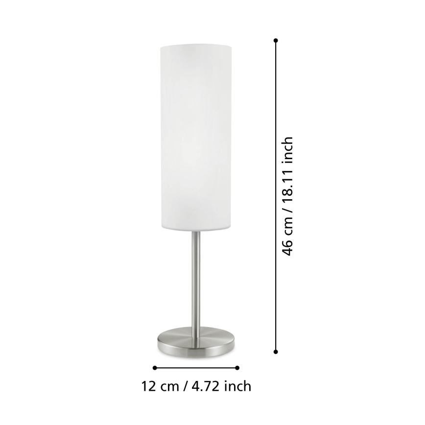 EGLO - Candeeiro de mesa 3 1xE27/60W