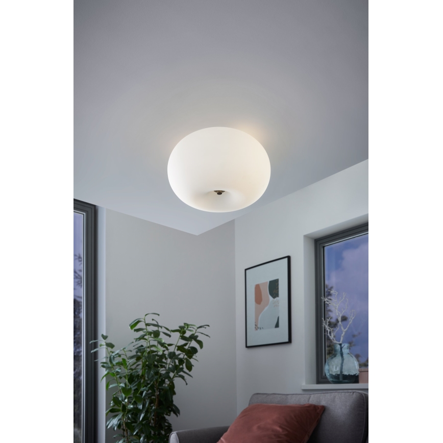 EGLO - Iluminação de teto OPTICA 2xE27/60W diâmetro 28 cm