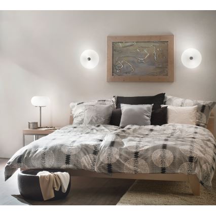 EGLO - Iluminação de teto OPTICA 2xE27/60W/230V vidro opaco diâmetro 35 cm