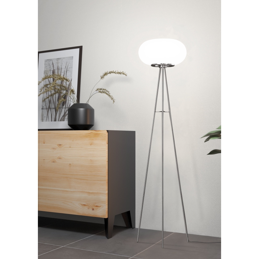 EGLO - Candeeiro de chão OPTICA 2xE27/60W diâmetro 35 cm