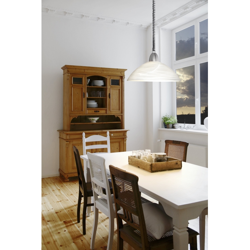 EGLO - Candelabro de altura ajustável 2 1xE27/60W