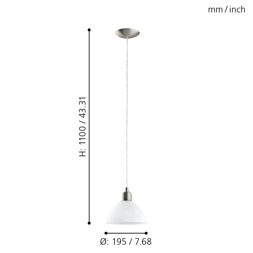 EGLO - Candelabro num fio 1xE27/60W