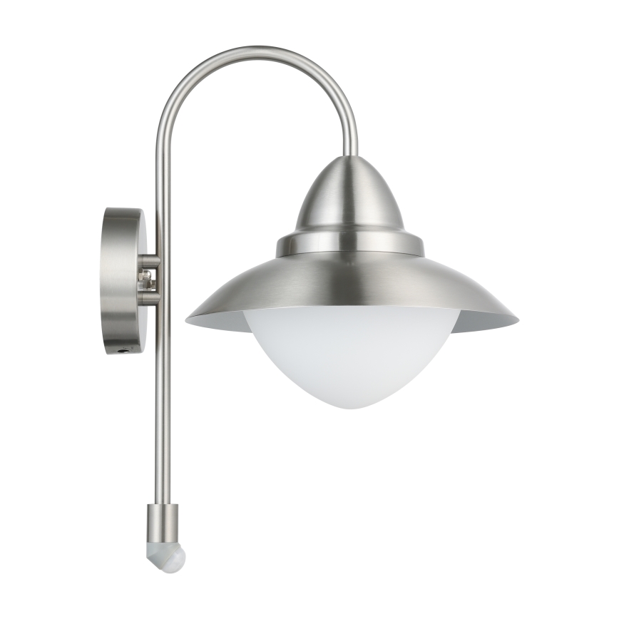 EGLO - exterior com sensor Luz de parede 1xE27/60W IP44