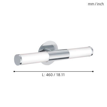 Eglo - Candeeiro de parede para casa de banho 2xE14/40W/230V IP44