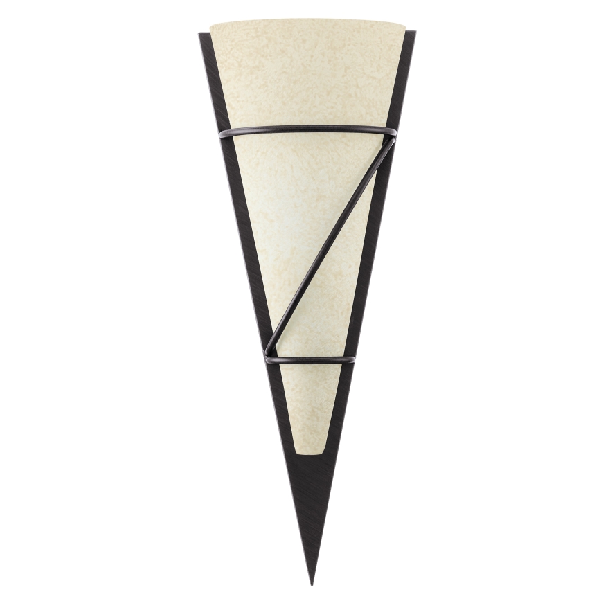 EGLO - Luz de parede 1 1xE14/60W castanho antigo/branco