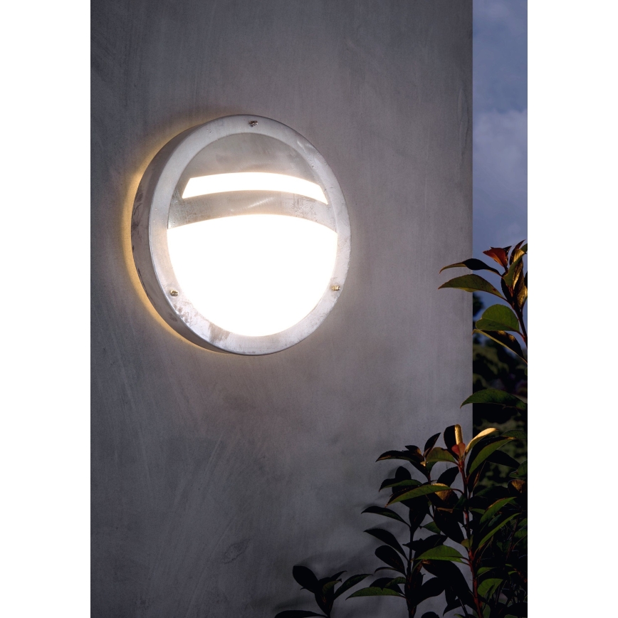 Eglo - Luz de parede de exterior 1xE27/15W/230V IP44