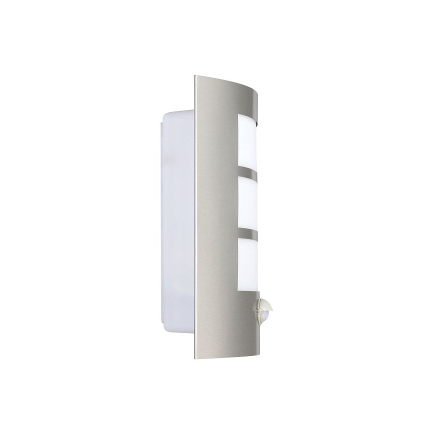 EGLO - Aplique de parede externo com sensor 1xE27/15W/230V IP44