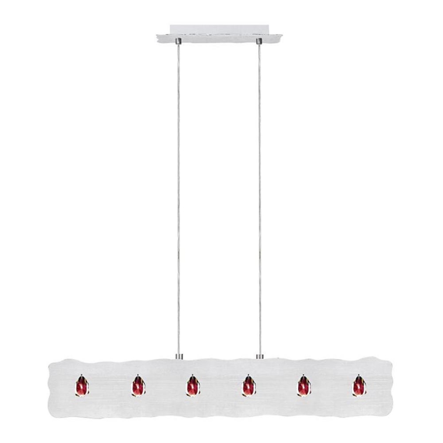 EGLO 88452 - Luz pendente DUKE 6xG9/40W