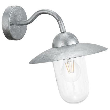 EGLO - Luz de parede de exterior aço galvanizado IP44