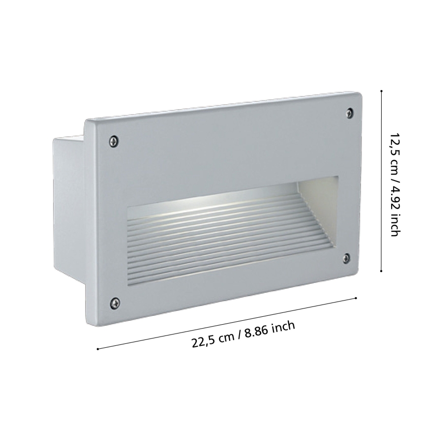 Eglo - Luz embutida de exterior 1xE14/60W/230V IP44