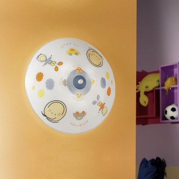 EGLO 88972 - Luz de teto de criança JUNIOR 2 2xE27/60W colorido