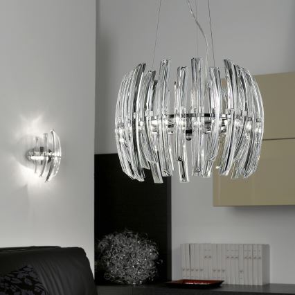 Eglo 89205 - Candelabro num fio DRIFTER 6xG9/33W/230V cristal