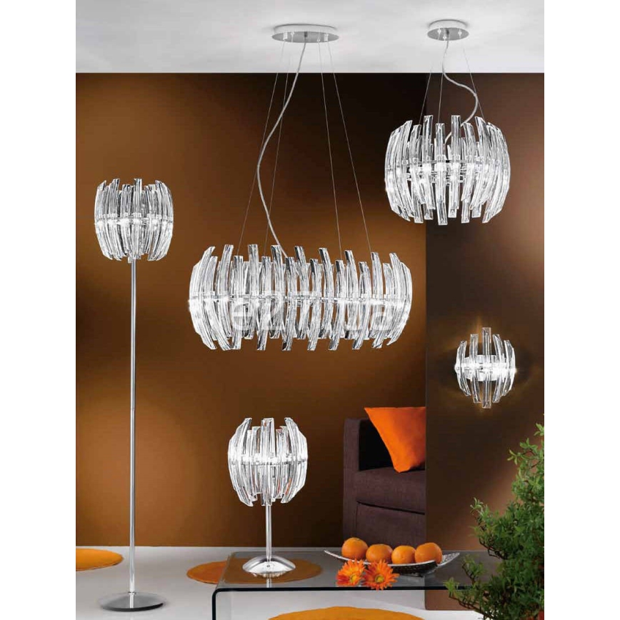 Eglo 89205 - Candelabro num fio DRIFTER 6xG9/33W/230V cristal