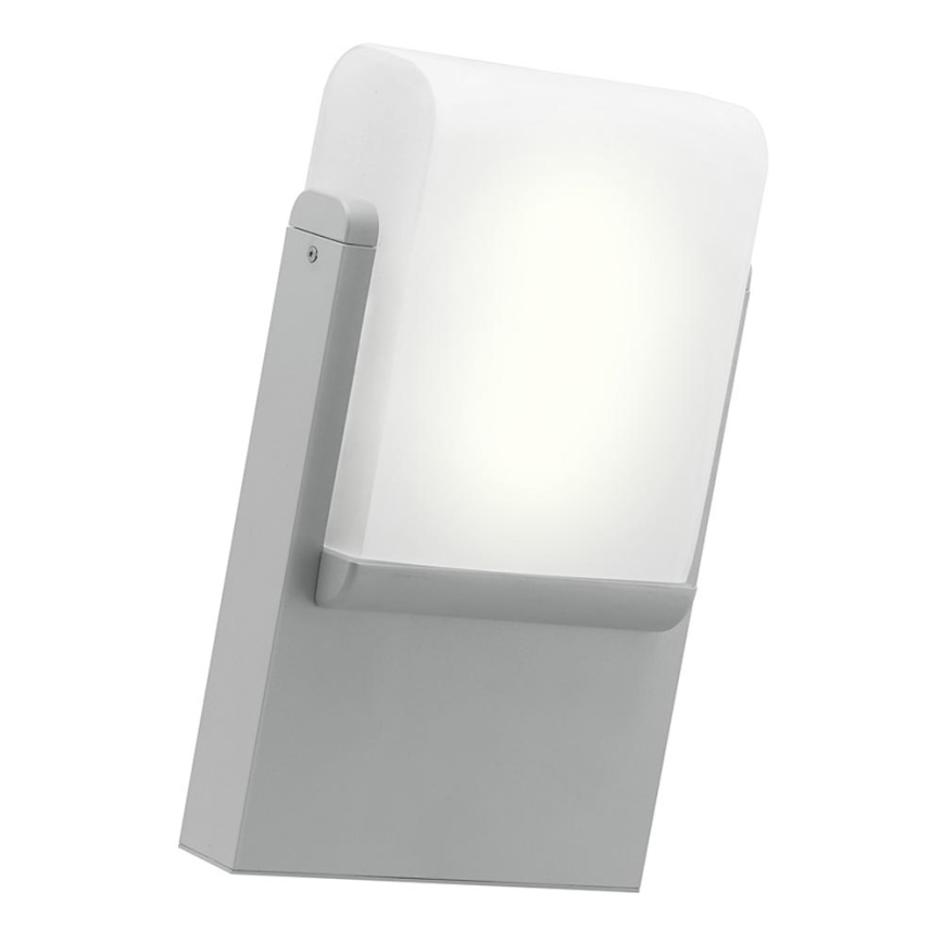 EGLO 89576 - Luz de parede de exterior CARACAS 1xE27/22W/230V prata IP44