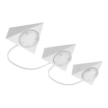 Eglo 89606 - CONJUNTO 3x Foco KOB 1 3xGX53/7W/230V