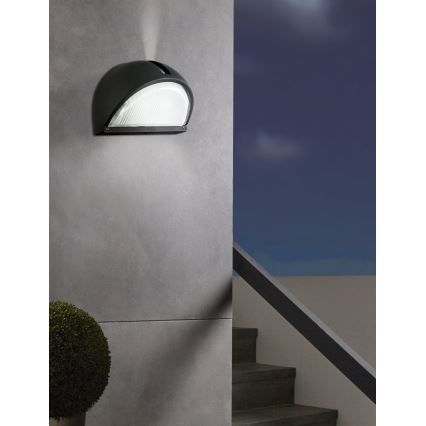 EGLO - Luz de parede de exterior 1xE27/60W preto antigo IP44