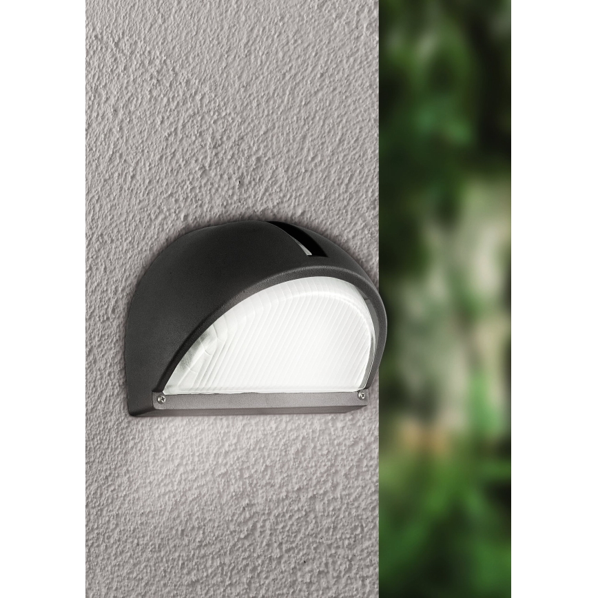 EGLO - Luz de parede de exterior 1xE27/60W preto antigo IP44