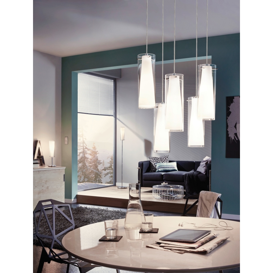 EGLO - Lâmpada de mesa 1xE27/60W/230V