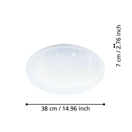 Eglo - Iluminação de teto LED com regulação LED/19,2W/230V 2700-6500K ZigBee