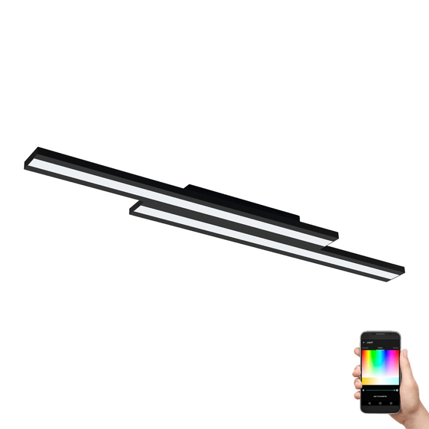 Eglo - Iluminação de teto LED RGBW com regulação LED/20,4W/230V ZigBee