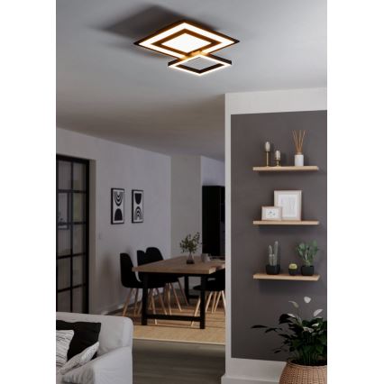 Eglo - Iluminação de teto LED RGBW com regulação LED/21,6W/230V ZigBee