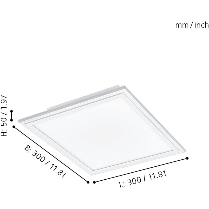 Eglo - Iluminação de teto LED com regulação LED/15,3W/230V branco ZigBee